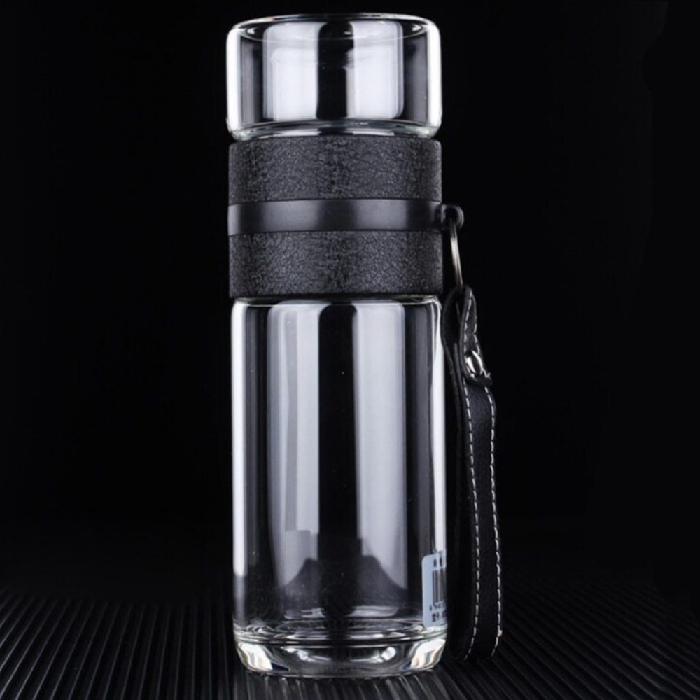 Tea and Water Infuser Glass Bottle